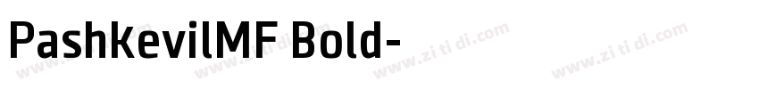PashkevilMF Bold字体转换